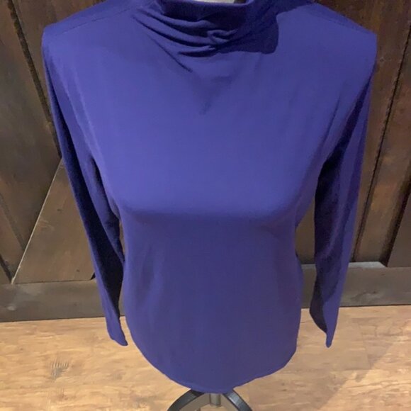 Lululemon blue soft long sleeve turtleneck - Picture 3 of 8